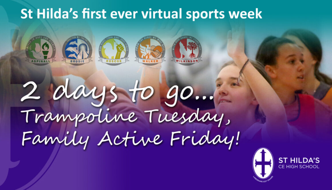 St Hildas virtual sports day 2 days WEB graphic