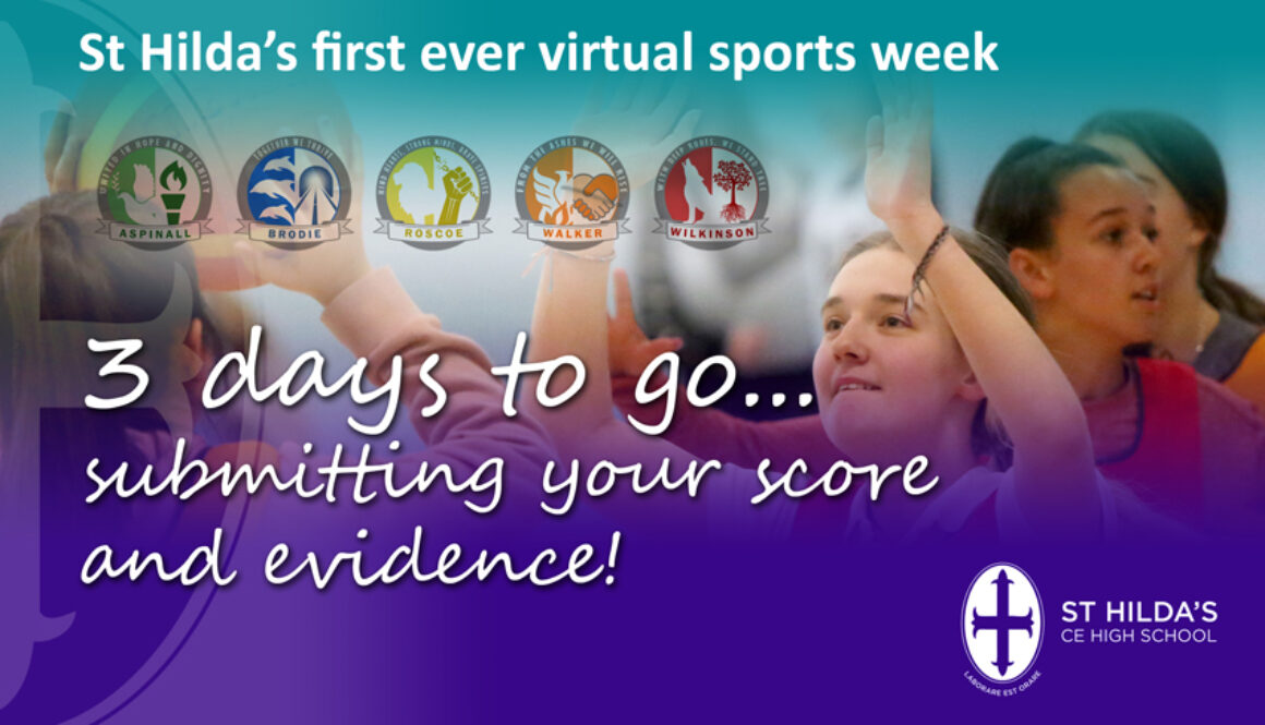 St Hildas virtual sports day 3 days WEB graphic