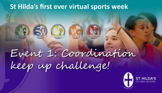 St Hildas virtual sports day EVENT 1 Coordination graphics